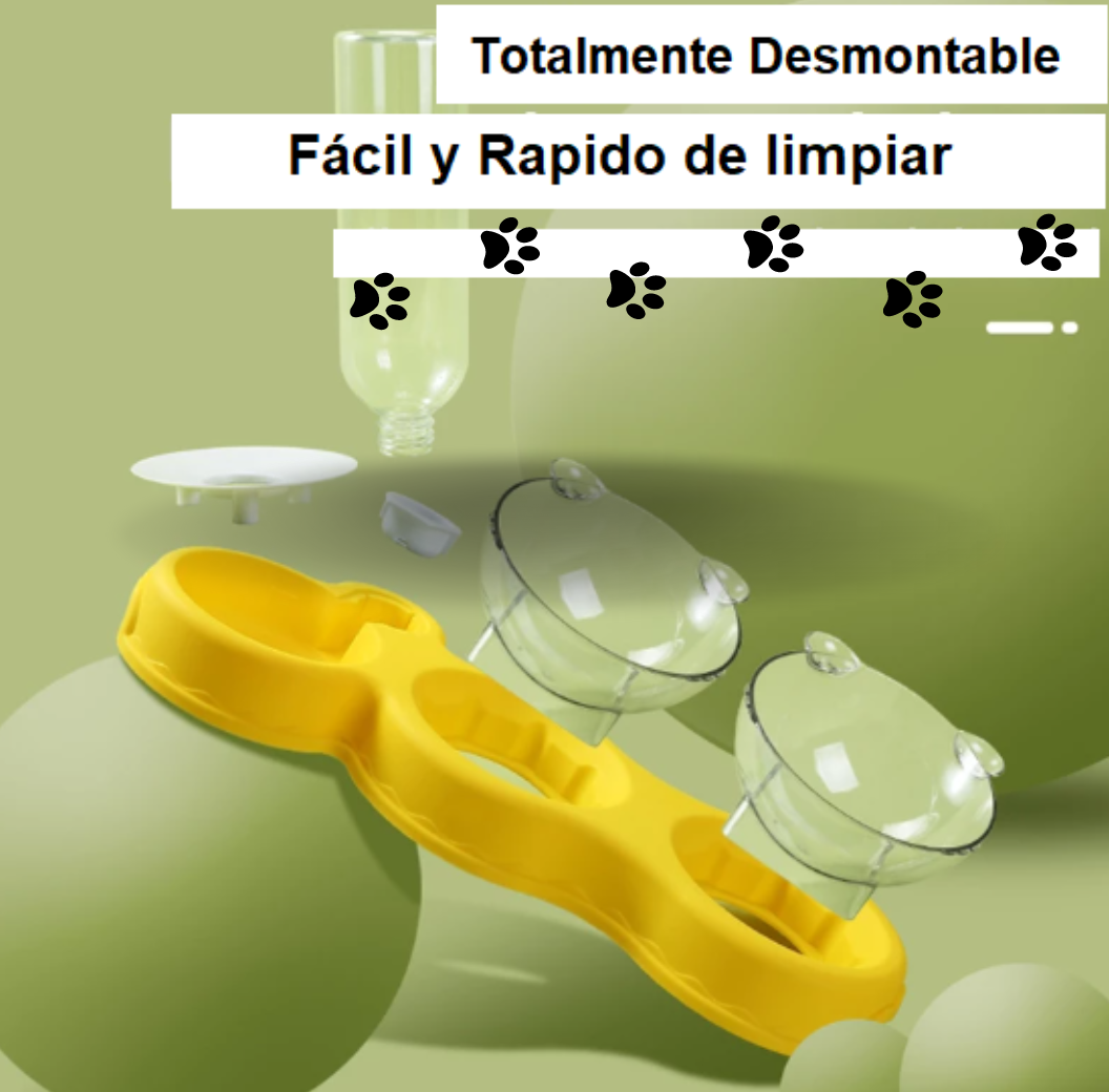 Comedero y Bebedero Automático para Mascotas