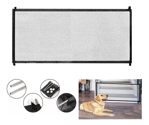 Puerta de Seguridad Retráctil para Mascotas