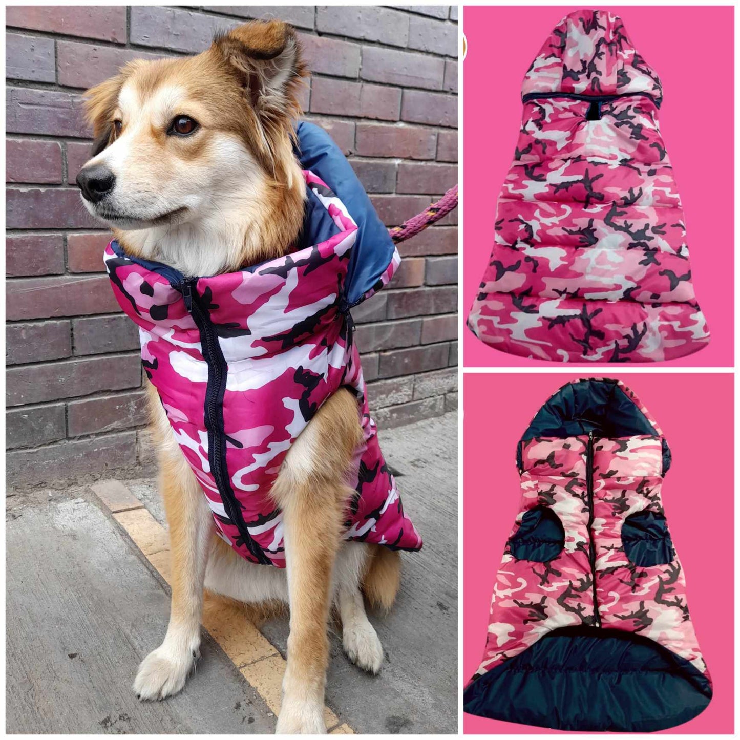 Chaleco Impermeable con Capota Removible