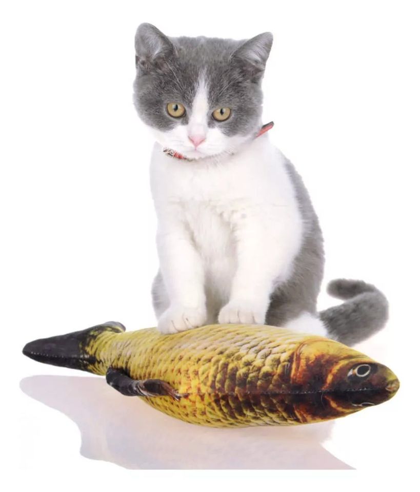 Juguete para Gato Pez 3D con Catnip