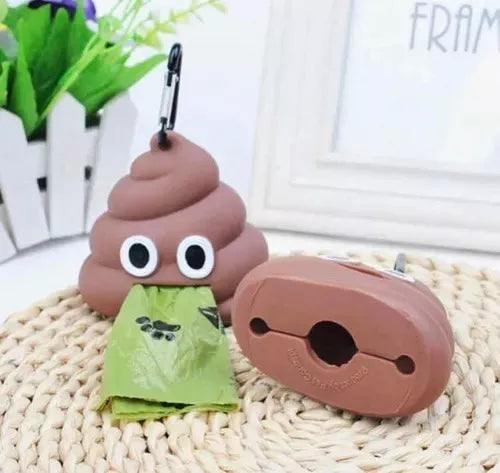 Dispensador de bolsas para popo mascotas