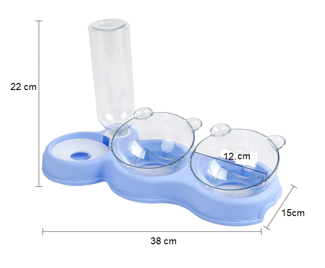 Comedero y Bebedero Automático para Mascotas