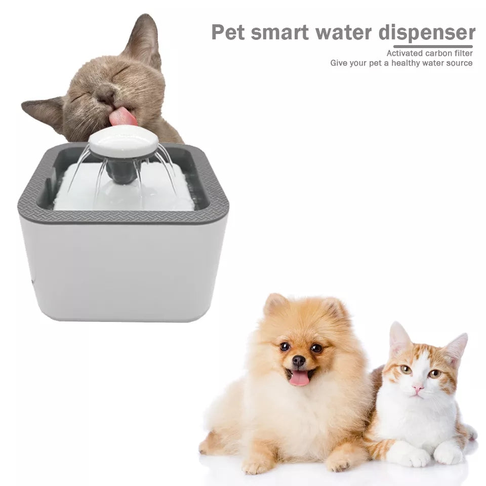 Fuente de Agua con Filtro para Mascotas