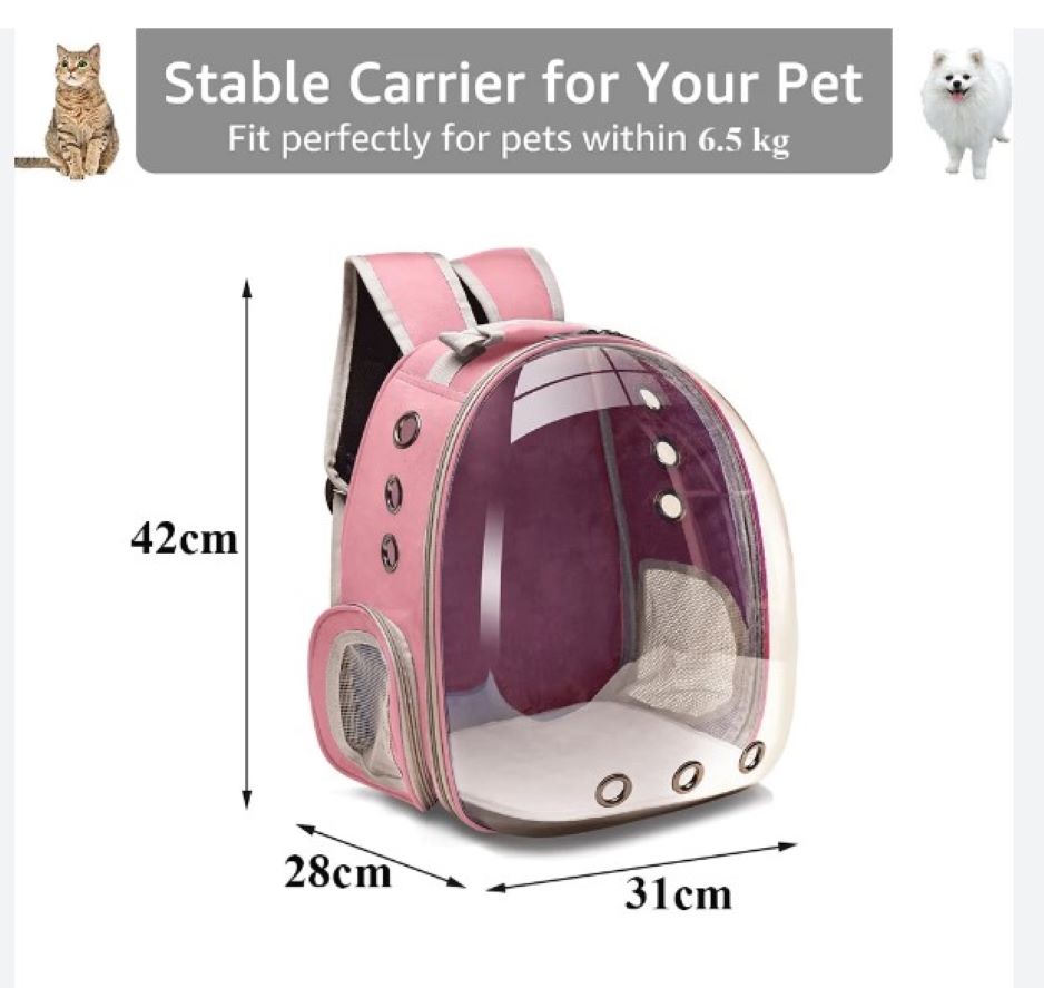 Maleta Tipo Nave para Mascotas