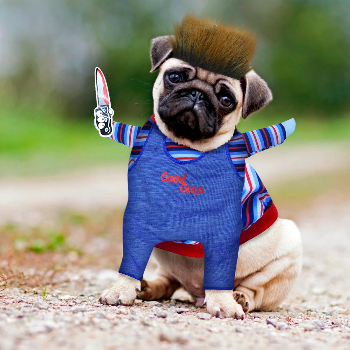 Disfraz de Muñeco Asesino para Mascotas