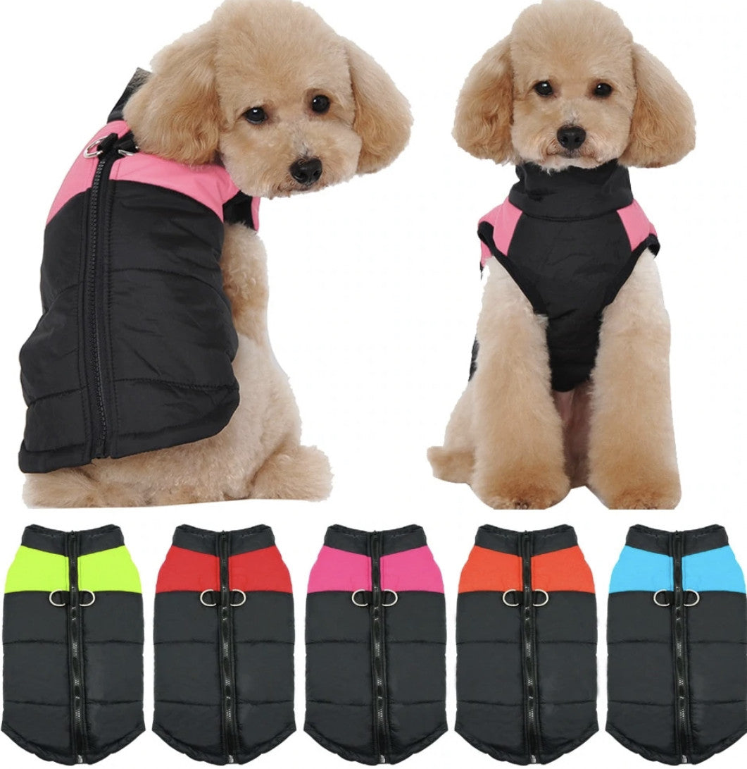 Chaqueta Impermeable Acolchada para Perros Talla L