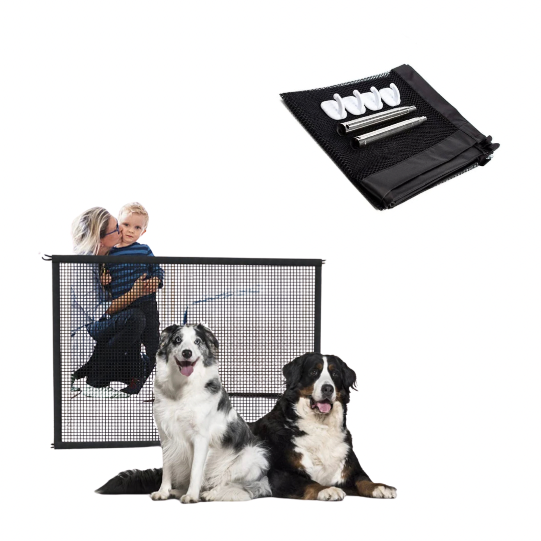 Puerta de Seguridad Retráctil para Mascotas