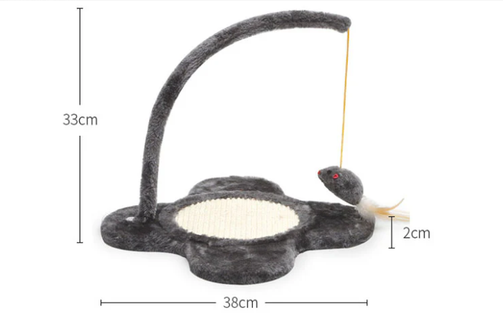 Rascador con Juguete para Gatos