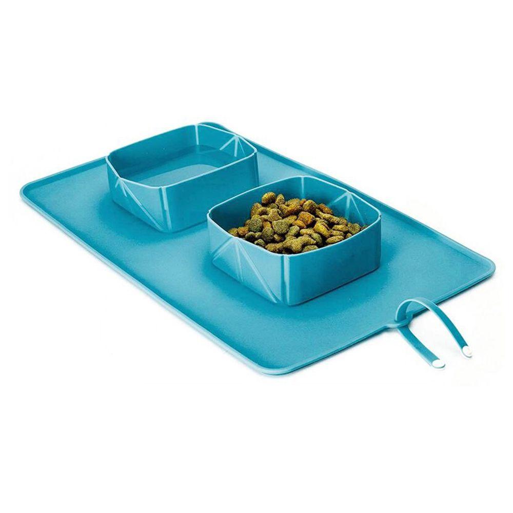 Estación de Alimentación Portatil para Mascotas