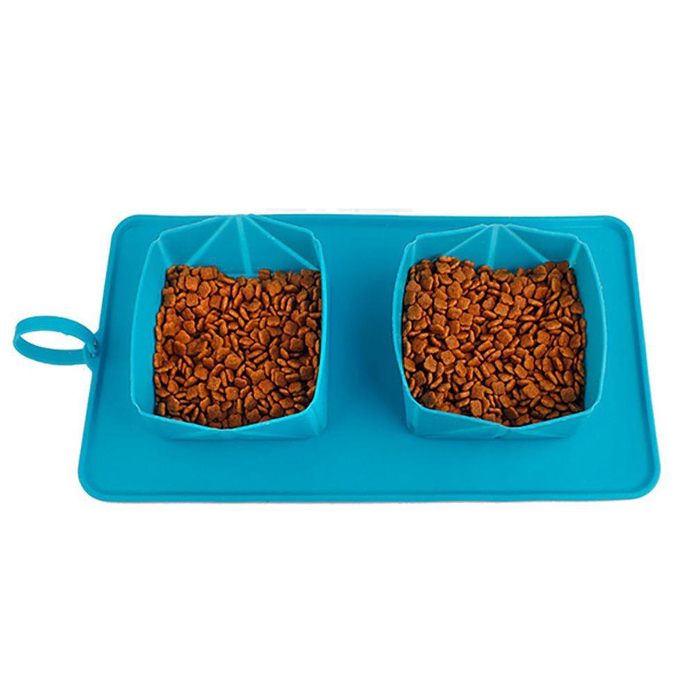 Estación de Alimentación Portatil para Mascotas