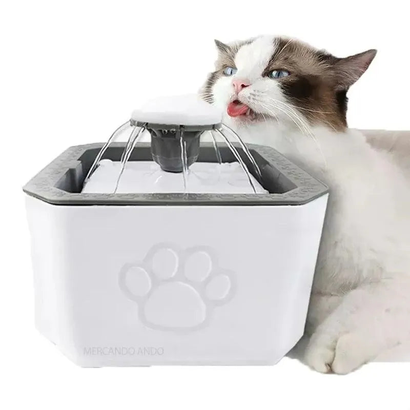 Fuente de Agua con Filtro para Mascotas